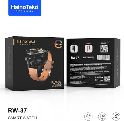 AMOLED Display Smart Watch + Buds