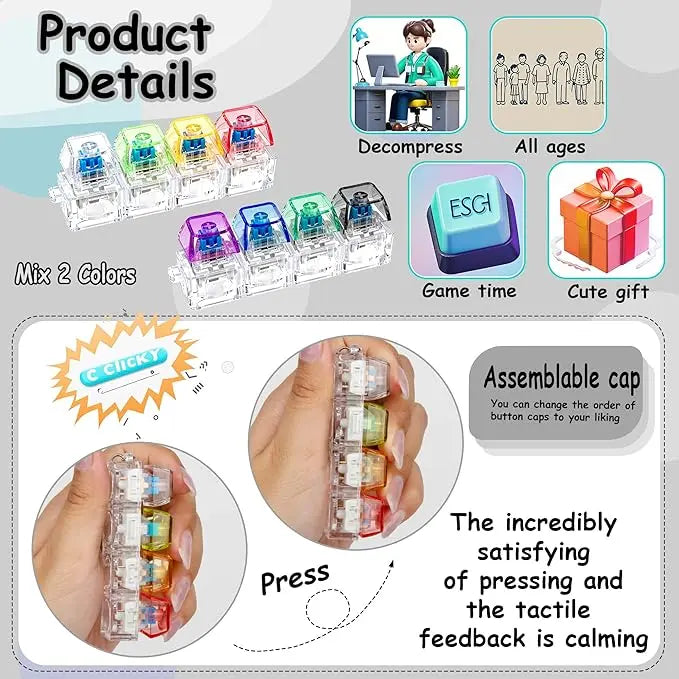 Stress Release Fidget Buttons || أزرار تخفيف التوتر