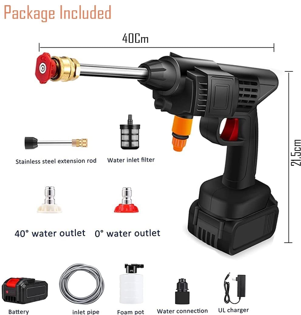 Pressure Washer For Car (Double Battery) || غسالة ضغط للسيارة (بطارية مزدوجة)